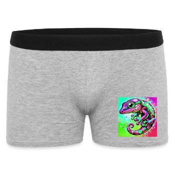 Gecko - Men's Boxer Shorts - heather grey - Front