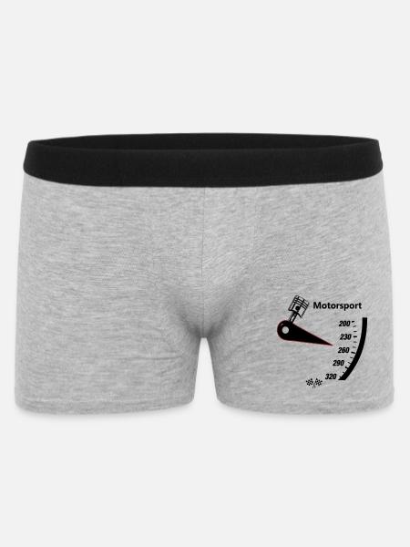 Compteur de vitesse pour sport automobile - Boxer Homme - gris chiné
