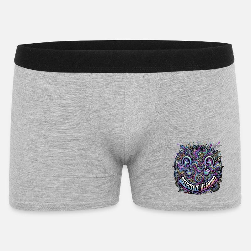 audition sélective - Boxer Homme - gris chiné