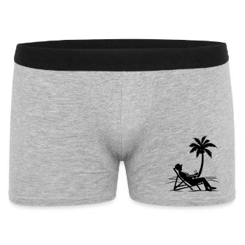 Summer Relaxing Holidays - Men's Boxer Shorts - heather grey - Front
