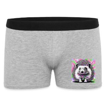 hérisson - Boxer Homme - gris chiné - Devant