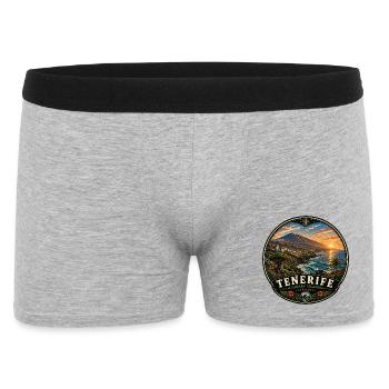 Tenerife Canary Islands Holiday Design - Men's Boxer Shorts - heather grey - Front