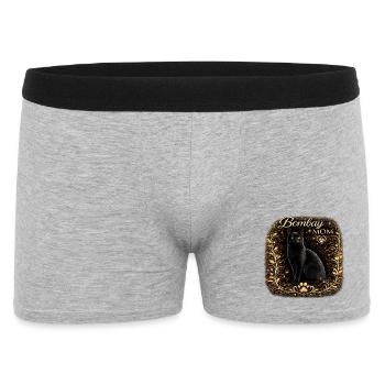 Bombay Mom Golden Cat Portrait - Men's Boxer Shorts - heather grey - Front