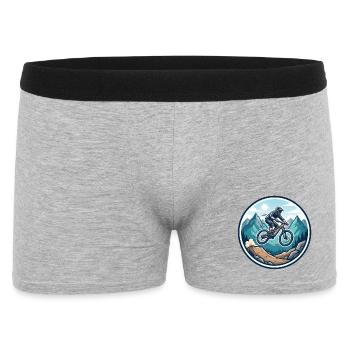Autocollant VTT Adventure Mountain Adventure - Boxer Homme - gris chiné - Devant