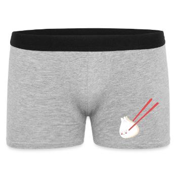 Dim Sum - Männer Boxer Shorts - Grau meliert - Vorne