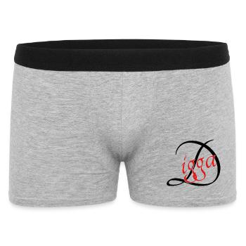 Digga - Männer Boxer Shorts - Grau meliert - Vorne