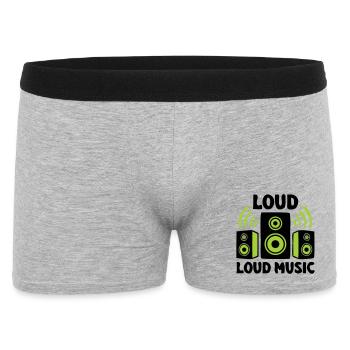 Speaker Boxes Logo - Men's Boxer Shorts - heather grey - Front