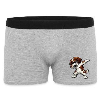 Épanouissement du French Spaniel - Boxer Homme - gris chiné - Devant