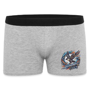 Geschwindigkeit – Ungezähmte Energie - Männer Boxer Shorts - Grau meliert - Vorne