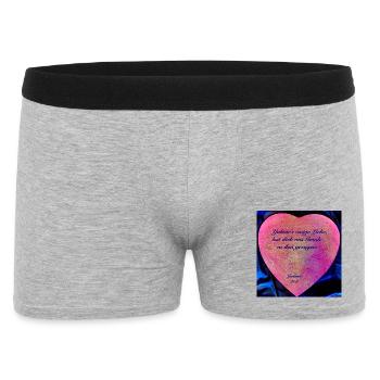 Finde Jesus von Eunice Ahiale  - Men's Boxer Shorts - heather grey - Front