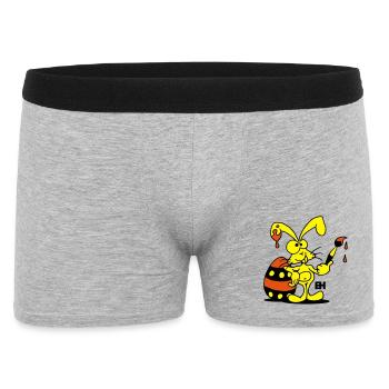 Lapin de Pâques - Boxer Homme - gris chiné - Devant