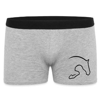 6061912 121498711 springs - Männer Boxer Shorts - Grau meliert - Vorne