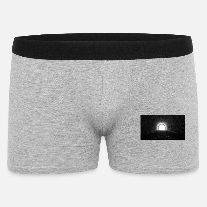 dark - Boxer Homme - gris chiné