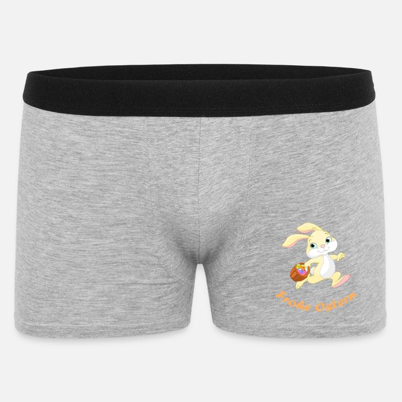 Pâques - Boxer Homme - gris chiné