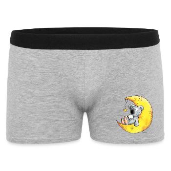 Koala In The Moon - Men's Boxer Shorts - heather grey - Front