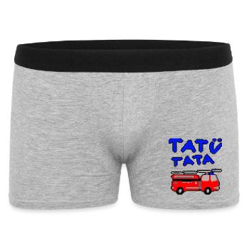 Pompiers Tatütata - Boxer Homme - gris chiné - Devant