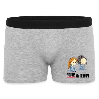 You're My Person - Men's Boxer Shorts - heather grey - Front