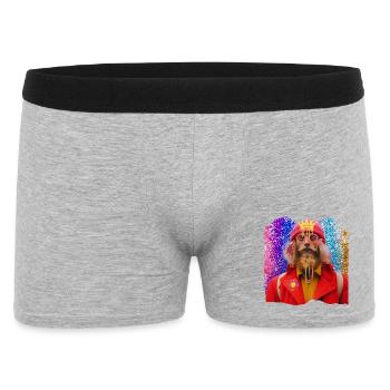 Trendy colorful man - Men's Boxer Shorts - heather grey - Front