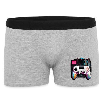 Gamer Controller - Men's Boxer Shorts - heather grey - Front