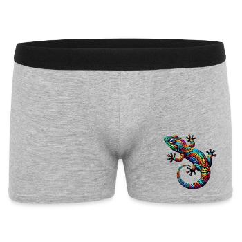 Gecko - Men's Boxer Shorts - heather grey - Front