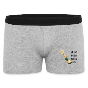 Enterrement de vie de garçon - Boxer Homme - gris chiné - Devant