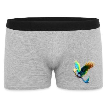 Regenbogennymph (03) - Männer Boxer Shorts - Grau meliert - Vorne