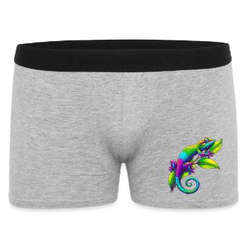 Gecko - Men's Boxer Shorts - heather grey - Front