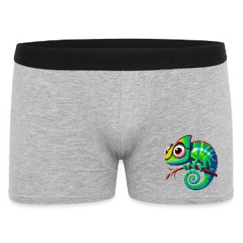 Chameleon - Men's Boxer Shorts - heather grey - Front