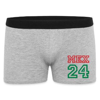 Mexique Mexiko - Boxer Homme - gris chiné - Devant