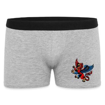 Griffin - Men's Boxer Shorts - heather grey - Front
