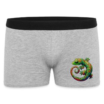 Gecko - Men's Boxer Shorts - heather grey - Front
