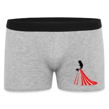Bride - Men's Boxer Shorts - heather grey - Front