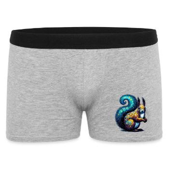 Eichhörnchen - Männer Boxer Shorts - Grau meliert - Vorne