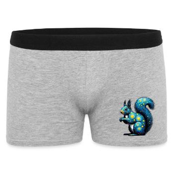 Eichhörnchen - Männer Boxer Shorts - Grau meliert - Vorne