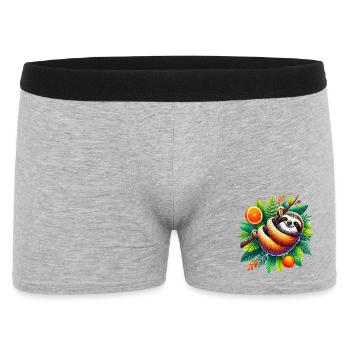 Sloth - Men's Boxer Shorts - heather grey - Front