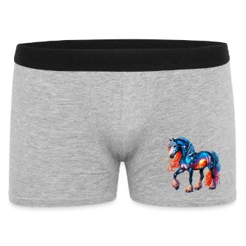 Cheval - Boxer Homme - gris chiné - Devant