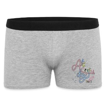 Wonderful Day 2025 - Men's Boxer Shorts - heather grey - Front