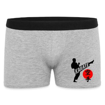 Karaté - Boxer Homme - gris chiné - Devant