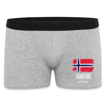 Sognefjord - Men's Boxer Shorts - heather grey - Front