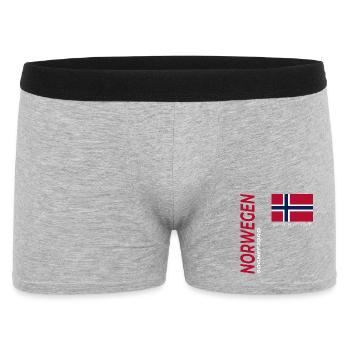 Sognefjord - Men's Boxer Shorts - heather grey - Front