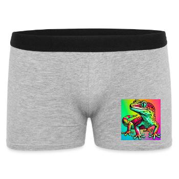 Gecko - Men's Boxer Shorts - heather grey - Front