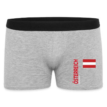 Sölden - Männer Boxer Shorts - Grau meliert - Vorne