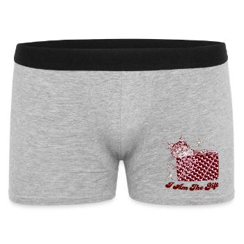 I AM THE GIFT - Men's Boxer Shorts - heather grey - Front