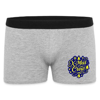Xmas Crew Christmas - Men's Boxer Shorts - heather grey - Front