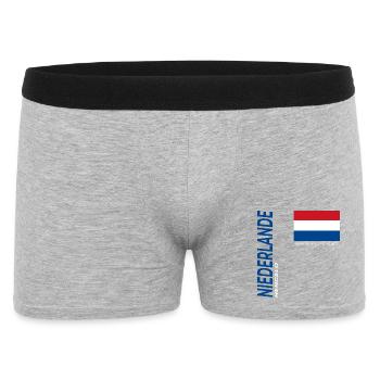 Hengelo - Männer Boxer Shorts - Grau meliert - Vorne