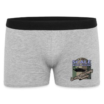 Thérapie de modélisme - Boxer Homme - gris chiné - Devant