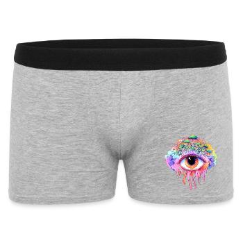 Rainbow Eye - Men's Boxer Shorts - heather grey - Front