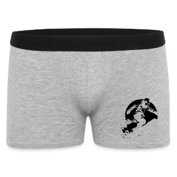 Snowboarders - Boxer Homme - gris chiné - Devant