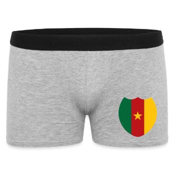 Cameroon Proud Flag - Men's Boxer Shorts - heather grey - Front