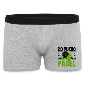 I can't have Padel Gift Padelist - Men's Boxer Shorts - heather grey - Front